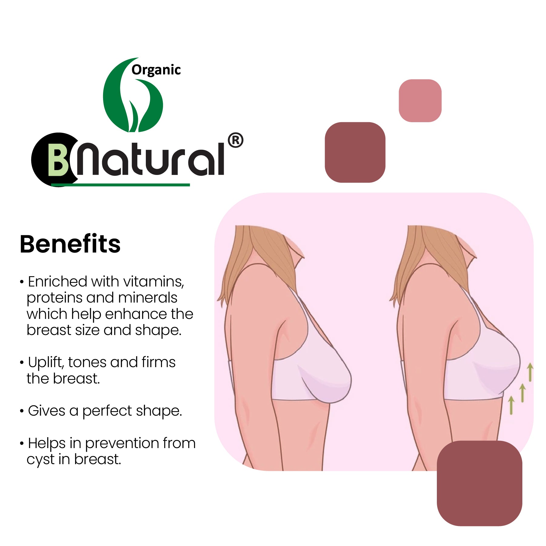 Breast Firming and Enhancement Serum,Paraben-Free, Safe for Daily Use | 50ml