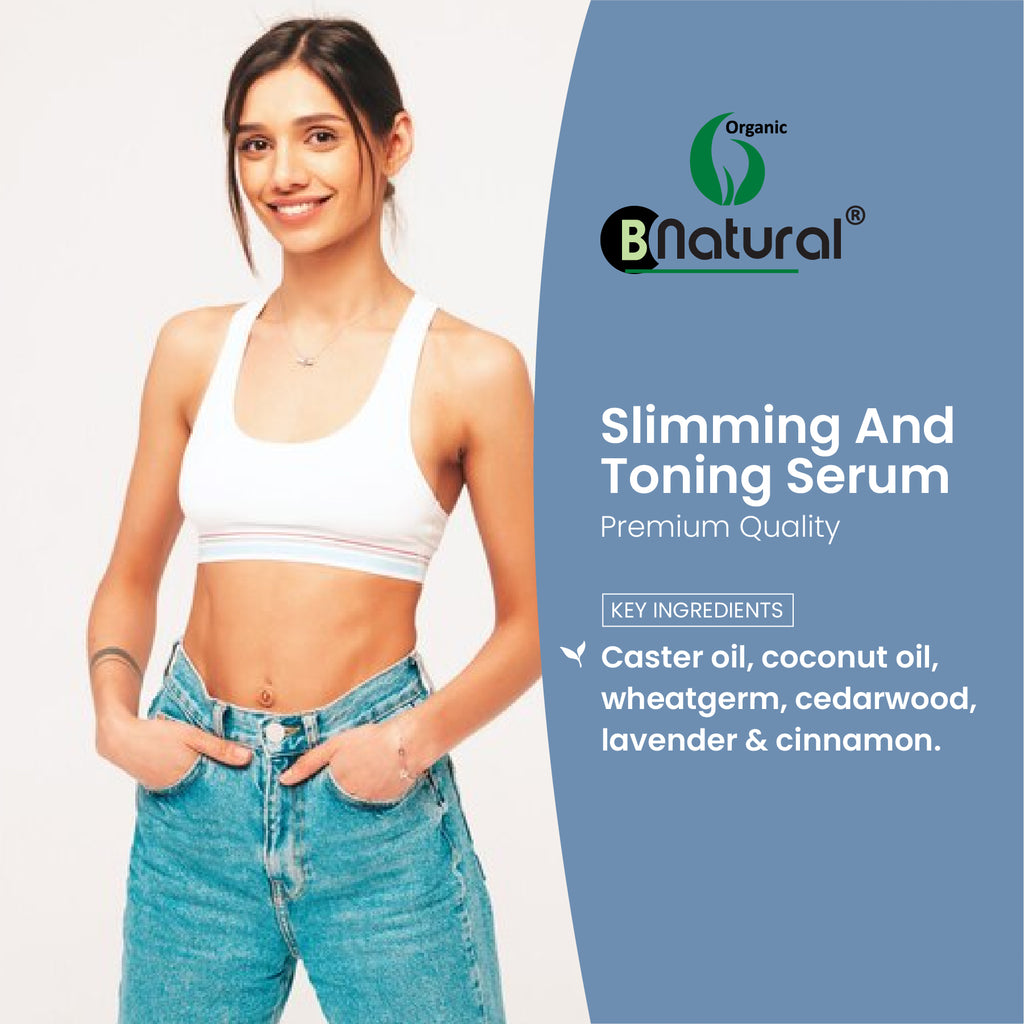 Slimming & Toning Serum with Natural Oils, 50 ml, For Weight Loss and Cellulite Reduction