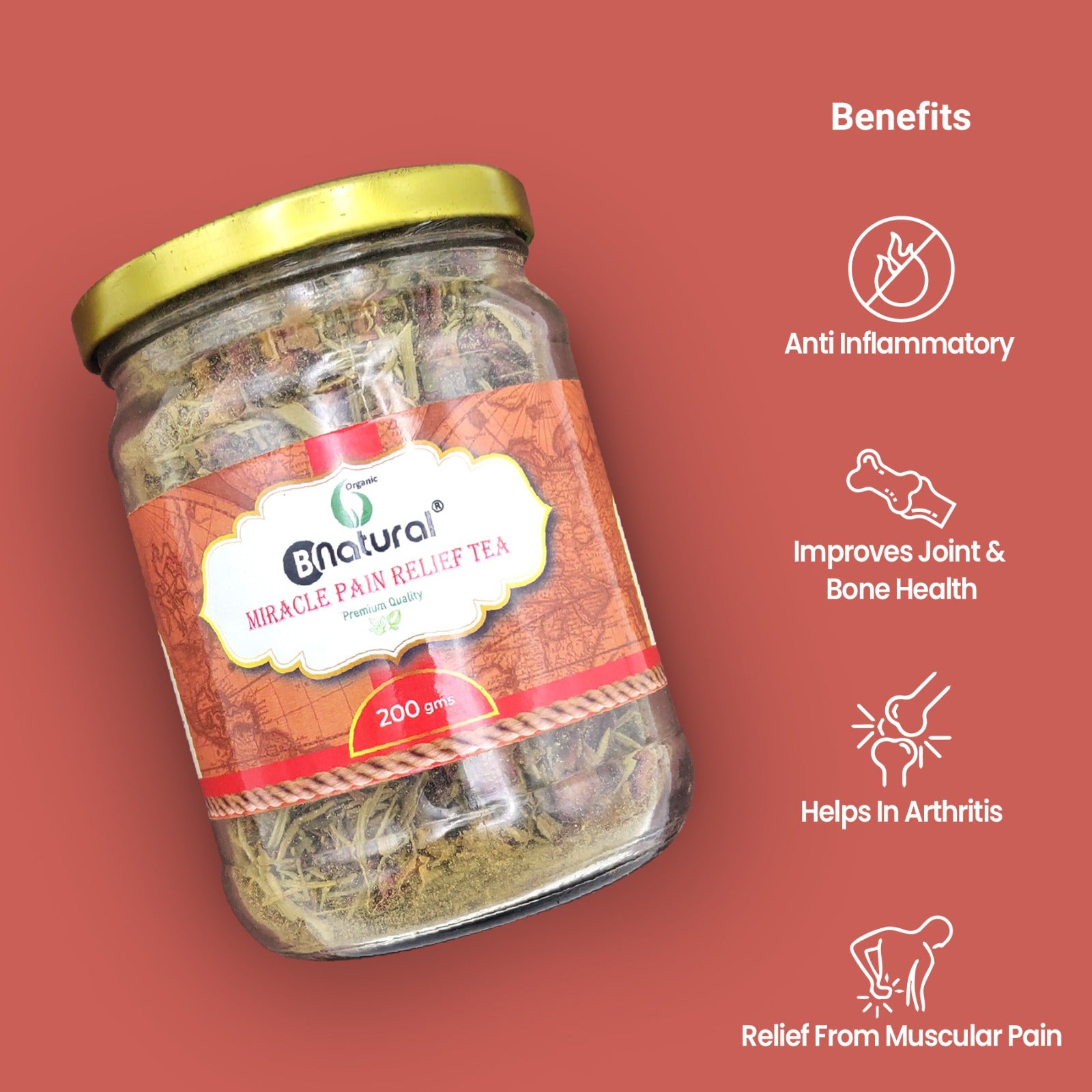 MIRACLE PAIN RELIEF TEA